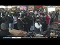 Hundreds break first day of fasting for Ramadan in Times Square