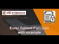 12 Euler Totient Function