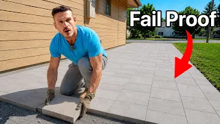 The SIMPLEST Way To Install A Paver Walkway (That Won't Sink!)