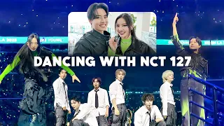 We danced with NCT 127! 'Fact Check' Performance + Vlog (KCON LA Dream Stage) | Ellen and Brian