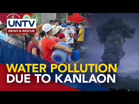 Download MP3 Mt. Kanlaon contaminates water sources in La Castellana, Negors Occidental