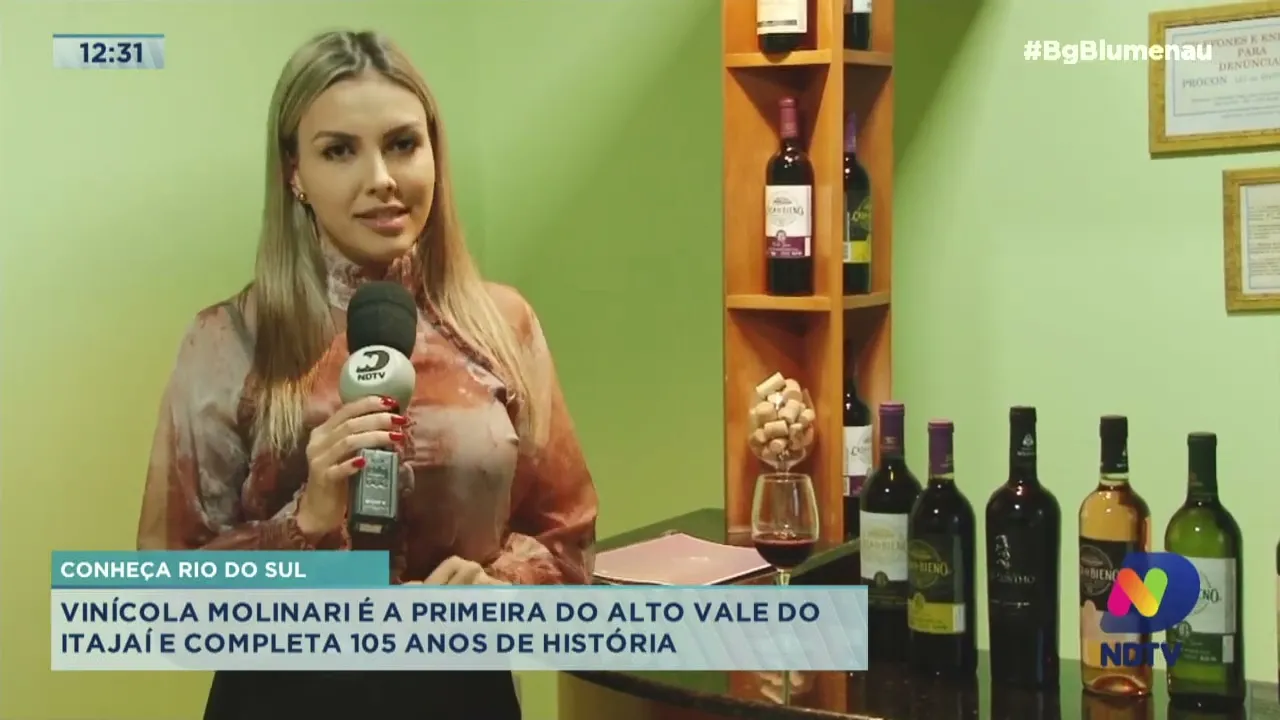 Conheça Rio do Sul: Vinícola Molinari é a primeira do Alto Vale do Itajaí e completa 105 anos