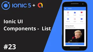 Ionic 5 Tutorial - Ionic UI Component