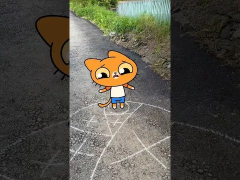 O Simba aceitou o desafio mais difícil! 🙀⭕ #desenho #gatos #simba #challenge