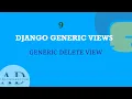 Effortlessly Delete Objects in Django with Generic Delete View
