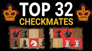 Download Top 32 Checkmates You Must Know | Basic Mating Patterns, Chess Tactics, Moves \u0026 Ideas to Win MP3