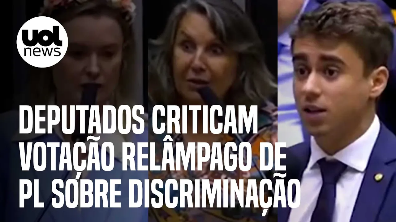 PL 2720: Deputados criticam votação relâmpago de projeto que pune discriminação de políticos