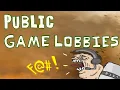Public Game Lobbies