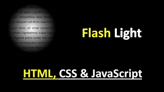 20 Flashlight Effect Using HTML CSS JavaScript Cool Mouse Hover Effect