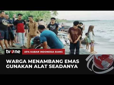 Pantai Alumbango Diserbu Warga Usai Heboh Temuan Butiran Emas