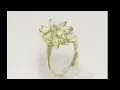 Diamond Opal Cascade Ring 14K Yellow Gold .90CT Size 6 1/2 - 30879