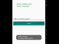 How to create a Button EditText and Toast in Android - Android Studio