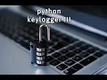 keylogger using python hackers adda free keylogger how to create own keylogger python