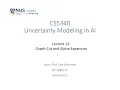 Uncertainty Modeling in AI Lecture 12 Part 1 Graph cut and alpha expansion
