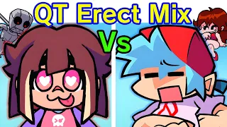 FNF VS QT: REWIRED - Erect Remix Update (Friday Night Funkin' Mod) (BF & GF)