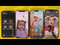 Incoming Call FaceTime iPhone 17 iPhone 14 iPhone xs Max iPhone 13 Outgoing Calls