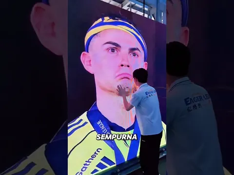 Hidung Ronaldo Terbalik di Layar Raksasa😱 #shorts #shortvideo