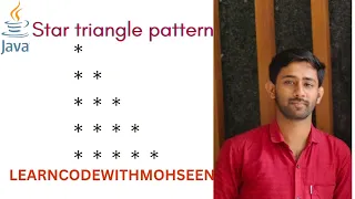 Pattern Program 14 5 5 star pattern in java triangle pattern in java