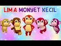 Download Lagu Lima Monyet Kecil 🐵🐵 Lagu Anak Indonesia Balita