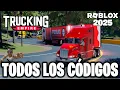 ALL TRUCKING EMPIRE CODES active AND updated NEW UPDATE ROBLOX 2025 TilloASR