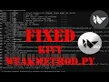 FIXED Kivy weakmethod py Error in is - dead method
