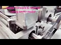 Forward and reverse of screw using servo PLC with instructions