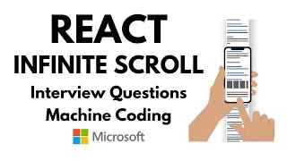 React JS Infinite Scroll React Interview Questions Machine Coding Round