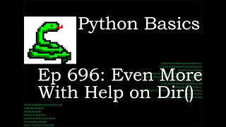 Python Basics Tutorial Help on Dir The Documentation