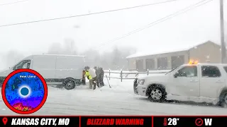 LIVE Midwest Blizzard Coverage - Dangerous Travel - LIVE Storm Chasing