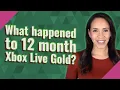 What happened to 12 month Xbox Live Gold
