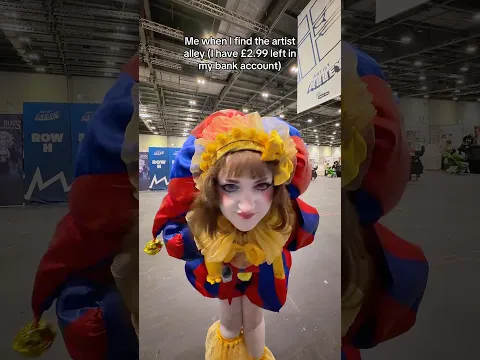 Debt sounding real tempting rn🤤#artistalley #comiccon #animeconvention #pomni #cosplay #tadc #memes