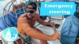 Losing steering in 40 Knot Winds | Episode 238 (Sailing Catalpa)
