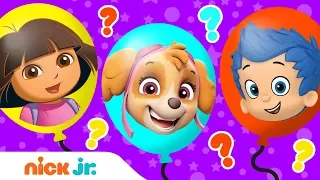 Balloon Popping Fun Ep 2 w PAW Patrol Bubble Guppies Dora Blaze Balloon Pop Nick Jr