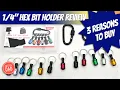 12 PCS Hex Shank Screwdriver Bits Holder REVIEW
