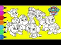 Paw Patrol Coloring Pages Glitter Paw Patrol Coloring Book Learn Colors with Paw Patrol