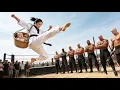 Kung fu action movie: A skilled young woman takes down ten samurai barehanded and rescues a boy.