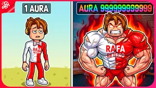 🔥FARMEI AURA ATÉ SER O MAIS FORTE DO ROBLOX