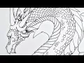 Creating the Dragon Adult Coloring Page