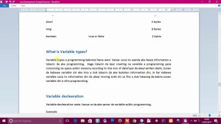 4 CORE JAVA TUTORIAL SERIES IN HAUSA LANGUAGE 4 OF 30 WORKING WITH DATA TYPES VARIABLES