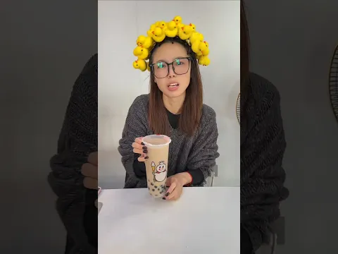 She Filtered The Entire Milk Tea Just For THIS 😂~#shorts #usa #trending