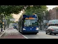 MTA New York City Bus New Flyer Industries Xcelsior XN60 Artics on Route B35 Along Church Avenue