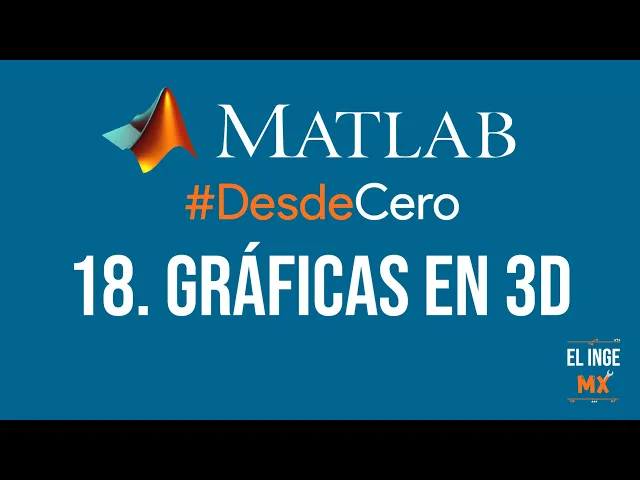 Gráficas en 3D - Curso Básico de MATLAB #DesdeCero