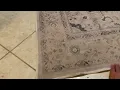 Honest Review of Ruggable Kamran Ivory Opal 6x9 Washable Rug with Standard Pad