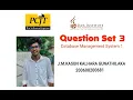 Question Set 3 Database Management System 1 Java Institute J M KASUN KALHARA GUNATHILAKA