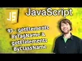 JavaScript Programming Tutorial 93 - getElementsByTagName and getElelementsByClassName