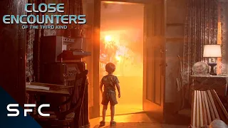 most terrifying alien abduction scene in film history close encounters of the third kind