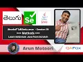 Java for Selenium - Methods
