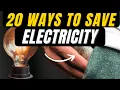 20 Ways To Save Electricity at Home - Frugal Living