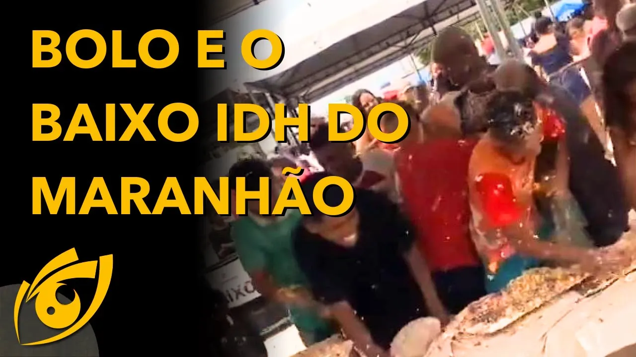 Bolo de 62 metros no MARANHÃO termina em confusão e em GUERRA DE COMIDA
