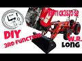 Installing the W R long third function kit on a KIOTI CK 3520 SE